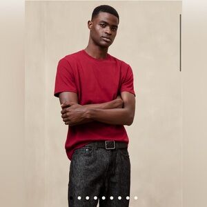 Banana Republic Factory Store Men’s XXL TALL T-Shirt NWT in Red